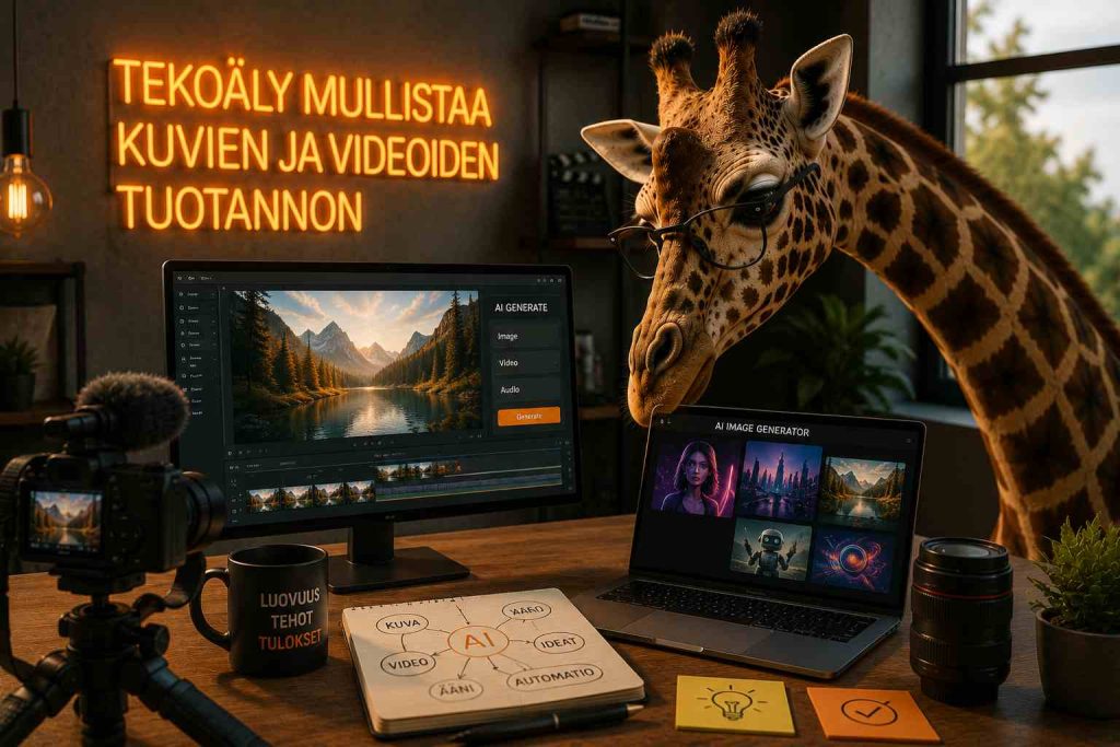Tekoäly tekee kuvien ja videoiden tuotannon