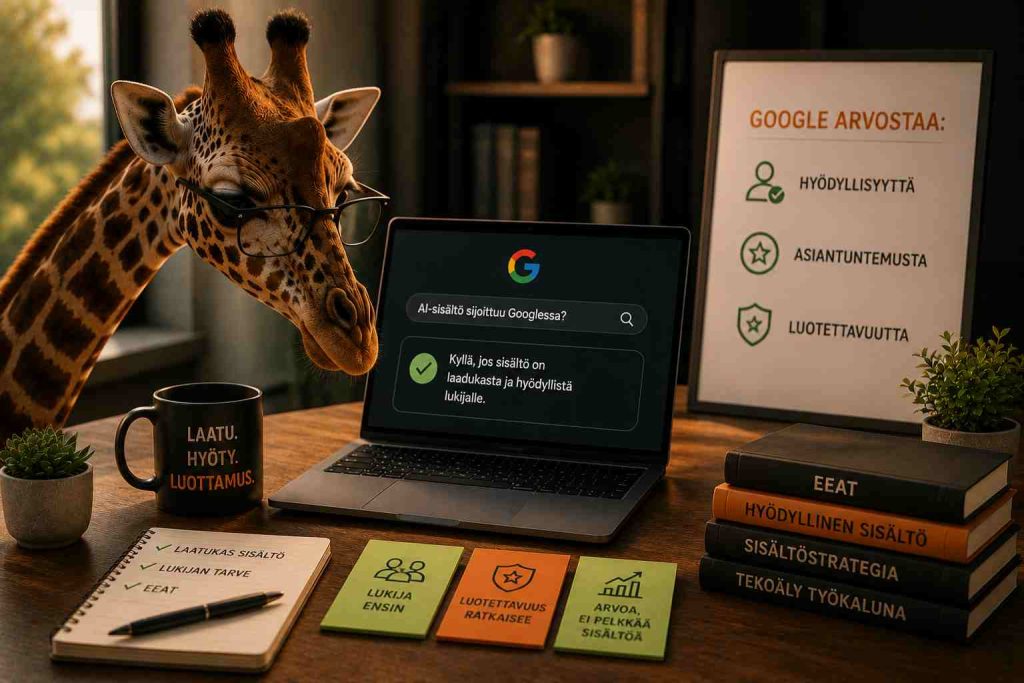 Tekoälysisältö Googlessa